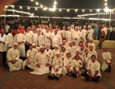 Sarasota 2013 - Villageois et Eleves du MTI au Corcktail de Gala