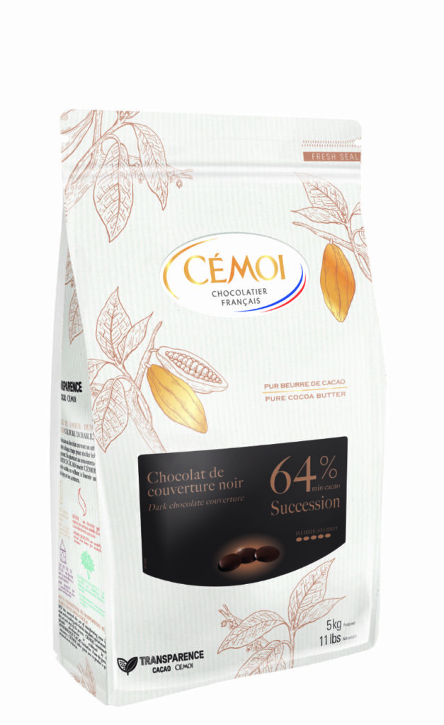 Chocolat Cémoi SUCCESSION sac 5KG Noir 64%