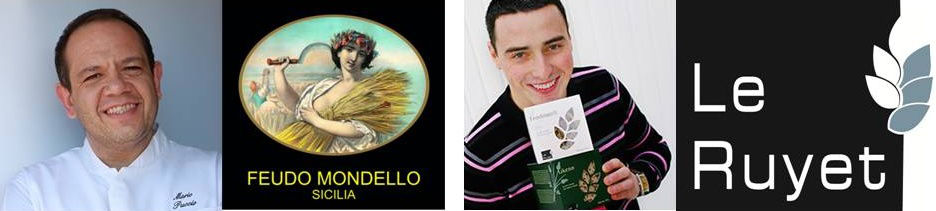 Entre Sicile et Bretagne, Mario Puccio et David Le Ruyet : deux types de pâtes artisanales haut de gamme : celles au blé dur de Feudo Mondello, celles au blé tendre de David Le Ruyet.