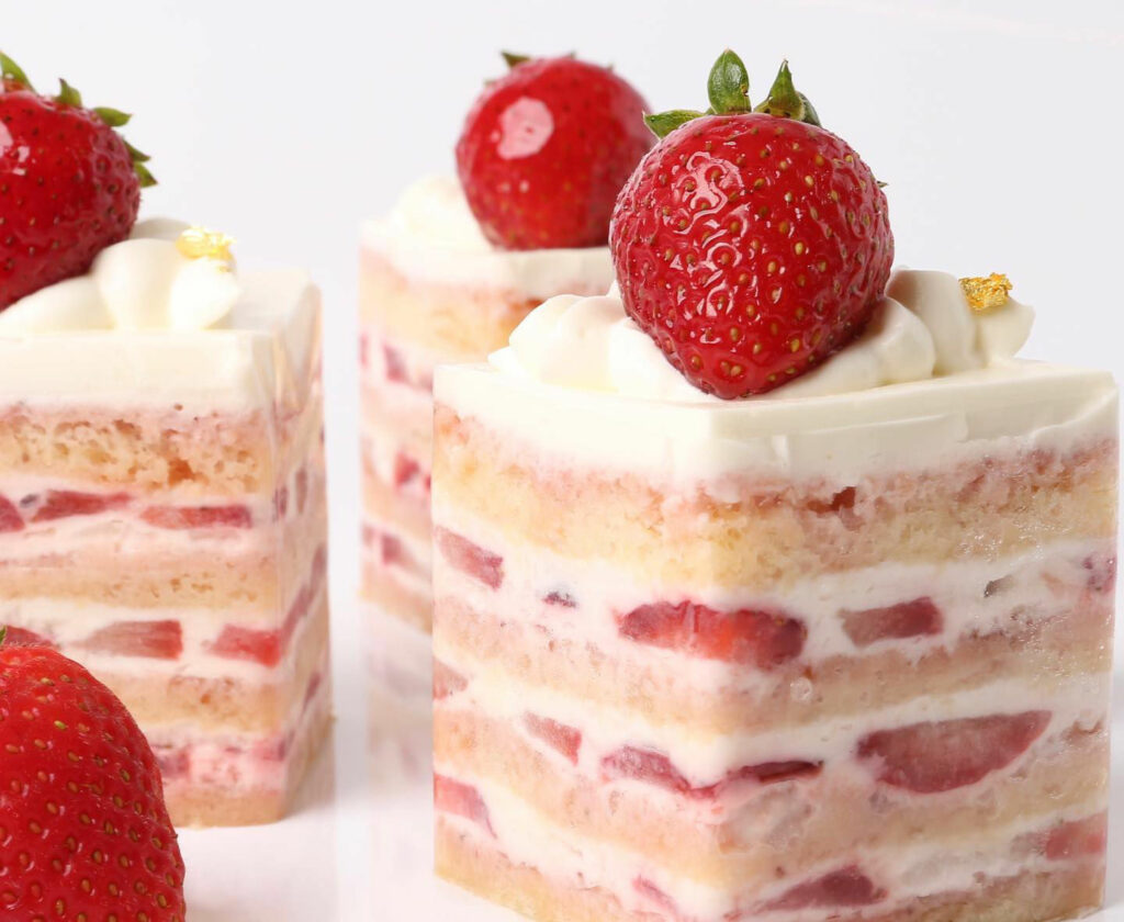 Fraise : Le Strawberry shortcake du Hyatt