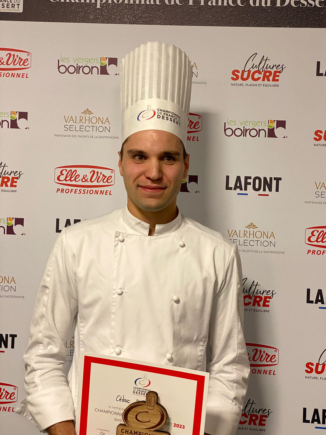 Redouane BENTELDJOUNE, Lauréat Junior - Championnat de France du Dessert 2023 - Finale Centre-Est (38)