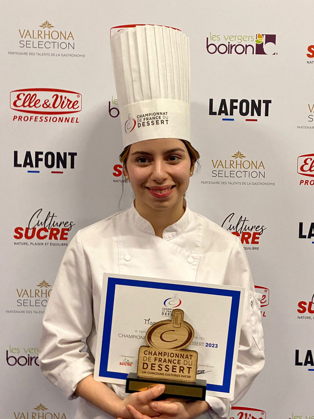 Redouane BENTELDJOUNE, Lauréat Junior - Championnat de France du Dessert 2023 - Finale Centre-Est (38)